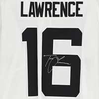Maillot Nike dédicacé par Trevor Lawrence White des Jacksonville Jaguars