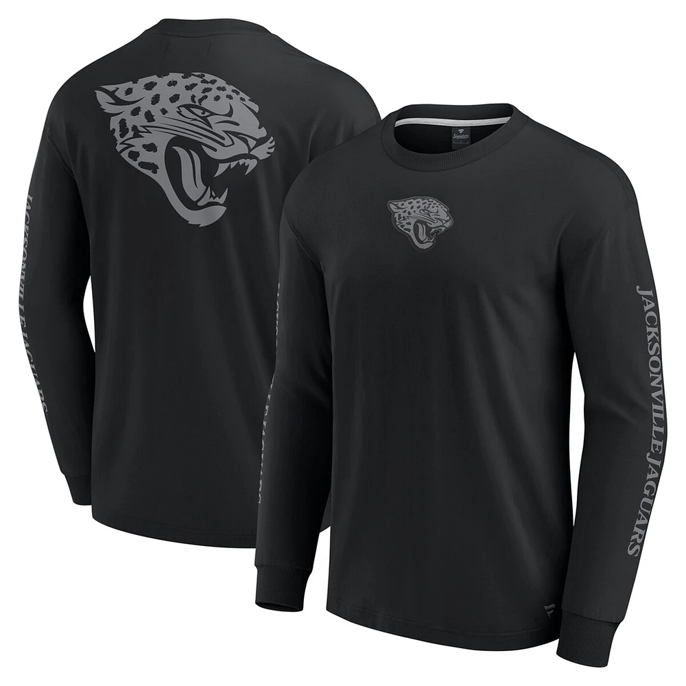 Unisex Fanatics  Black Jacksonville Jaguars Elements Strive Long Sleeve T-Shirt