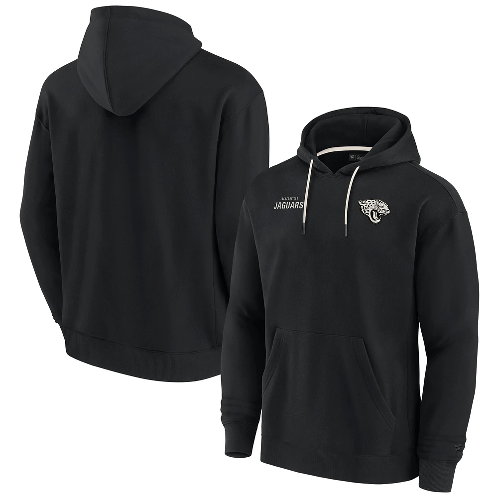 Sweat à capuche unisexe Fanatics Black Jacksonville Jaguars Elements en polaire super douce