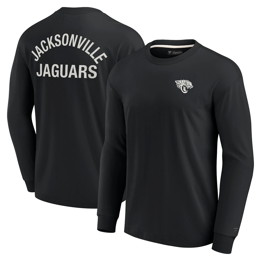 Unisex Fanatics Black Jacksonville Jaguars Elements Super Soft Long Sleeve T-Shirt