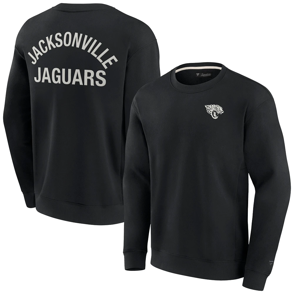 Sweat-shirt unisexe Fanatics noir Jacksonville Jaguars Elements ultra doux