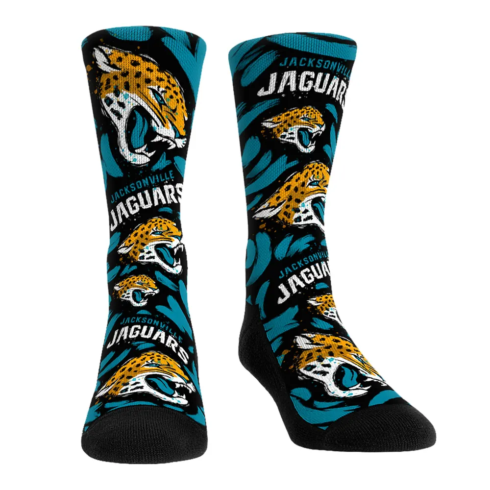 Lids Jacksonville Jaguars Rock Em Socks Women's Dip-Dye Ankle Socks