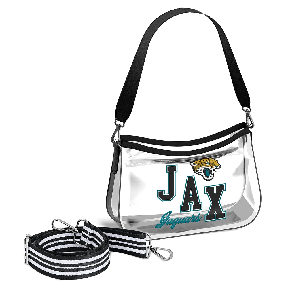 Mini-porte-monnaie transparent Stadium des Jaguars de Jacksonville WEAR by Erin Andrews