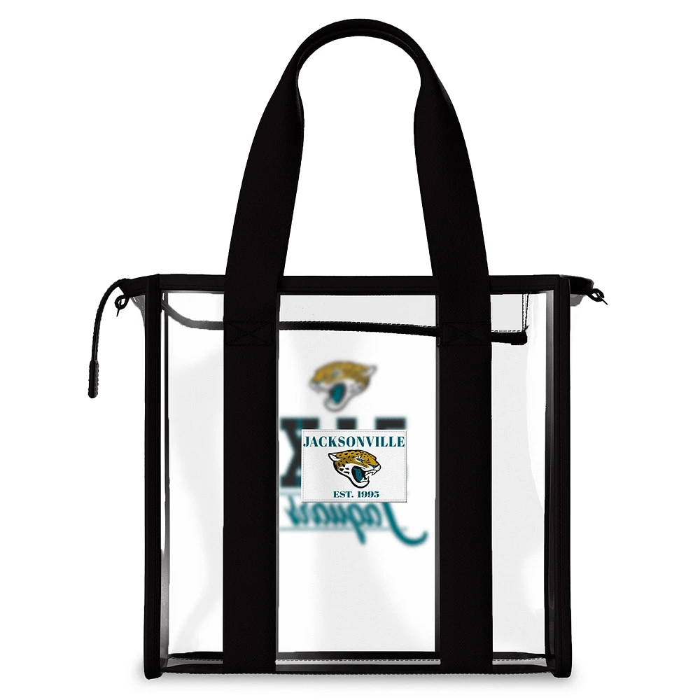 Sac fourre-tout Jacksonville Jaguars Stadium WEAR by Erin Andrews avec bordure aux couleurs de l'équipe