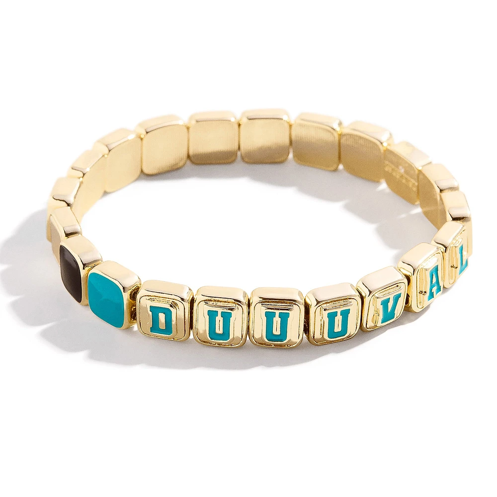 Bracelet en mosaïque WEAR by Erin Andrews x BaubleBar des Jaguars de Jacksonville