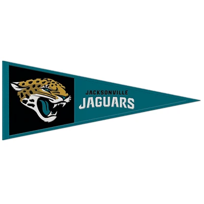 WinCraft Jacksonville Jaguars 13" x 32" Fanion avec logo principal en laine