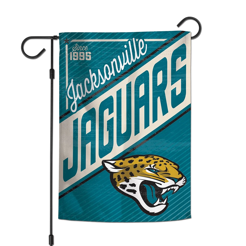 WinCraft Jacksonville Jaguars 2 côtés 12'' x 18'' Team Garden Flag