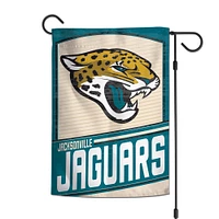 WinCraft Jacksonville Jaguars 2 côtés 12'' x 18'' Team Garden Flag