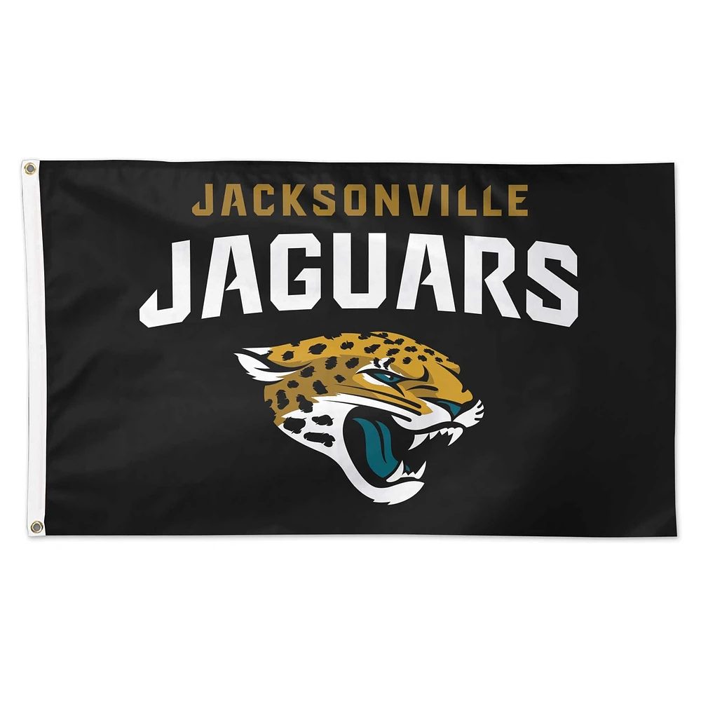 WinCraft Jacksonville Jaguars 3' x 5' Single-Sided Deluxe Flag