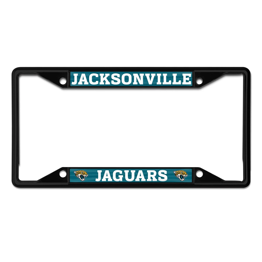 WinCraft Jacksonville Jaguars Cadre de plaque d'immatriculation couleur chrome