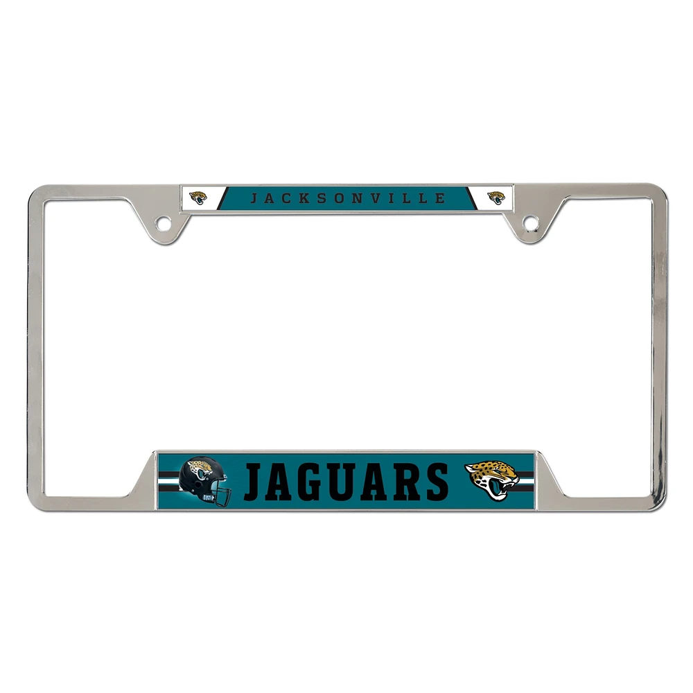 WinCraft Jacksonville Jaguars Cadre de plaque d'immatriculation en métal chromé