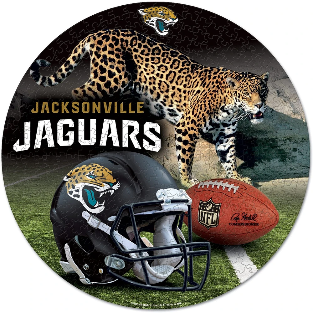 WinCraft Jacksonville Jaguars Puzzle rond 500 pièces