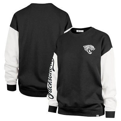 Sweat-shirt à enfiler Andie Double Header Jacksonville Jaguars '47 noir pour femme