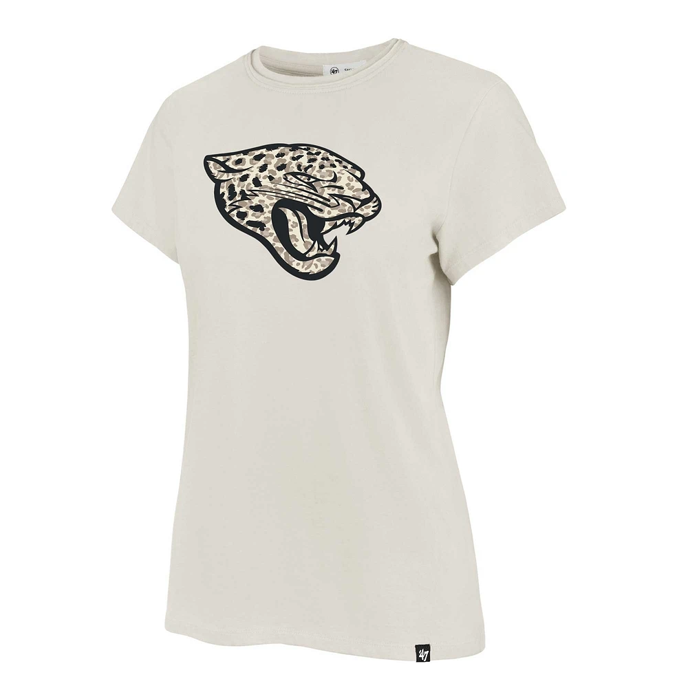 T-shirt Panthera Frankie des Jacksonville Jaguars '47 crème pour femmes