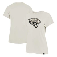 Women's '47 Cream Jacksonville Jaguars Panthera Frankie T-Shirt