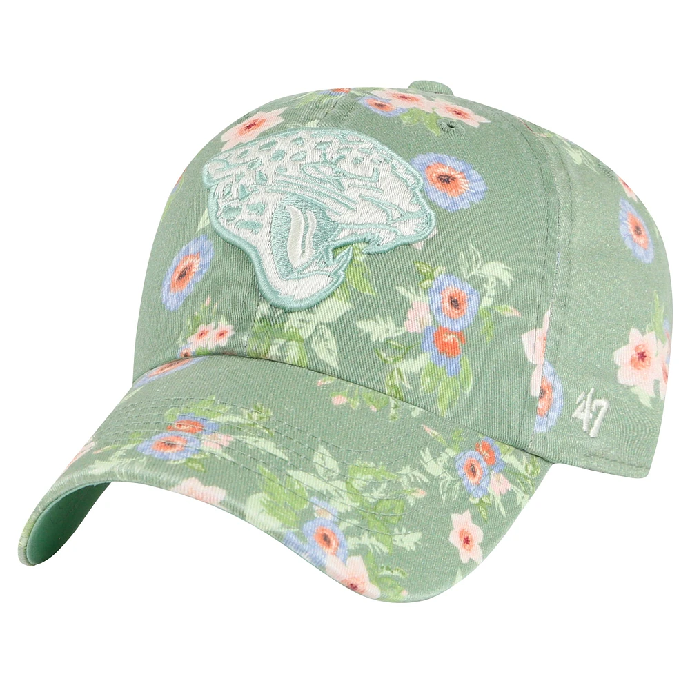 Women's '47  Green Jacksonville Jaguars Meadow Garden Clean Up Adjustable Hat