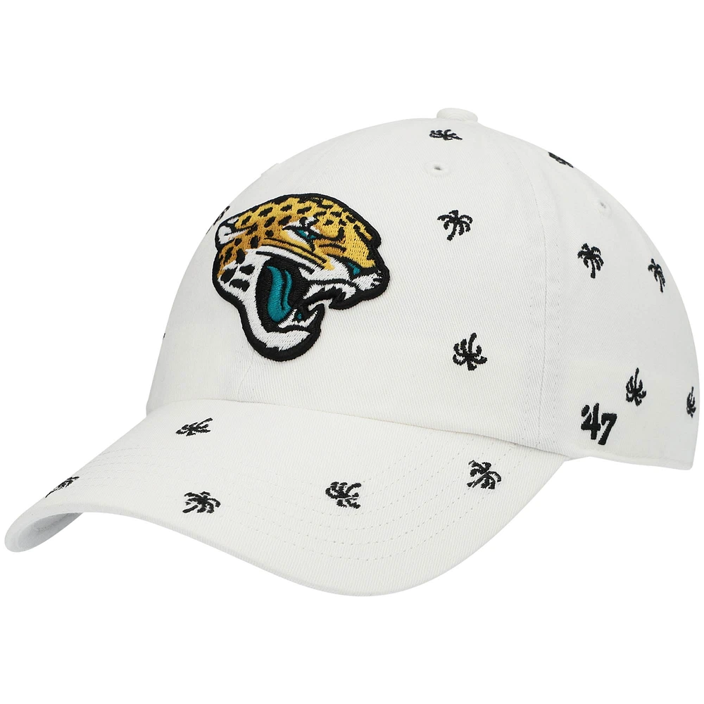 Casquette réglable '47 Jacksonville Jaguars Confetti Clean Up pour femme, blanc