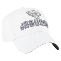 Women's '47  White Jacksonville Jaguars Luminace Clean Up Adjustable Hat