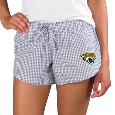 Jacksonville Jaguars Concepts Sport Women's Tradition Woven Shorts - Gray