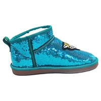 Women's Cuce  Teal Jacksonville Jaguars Sequin Ankle Boots