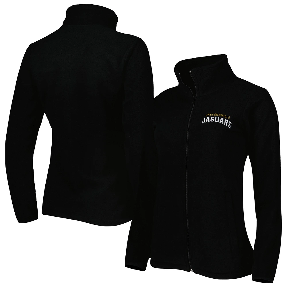 Women's Dunbrooke Black Jacksonville Jaguars Hayden Polar Fleece Full-Zip Jacket