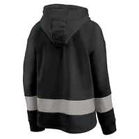 Sweat à capuche en polaire color block Huddle Up Fundamental pour femme Fanatics noir/gris Jacksonville Jaguars