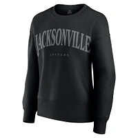 Women's Fanatics  Black Jacksonville Jaguars Elements Pullover Sweatshirt