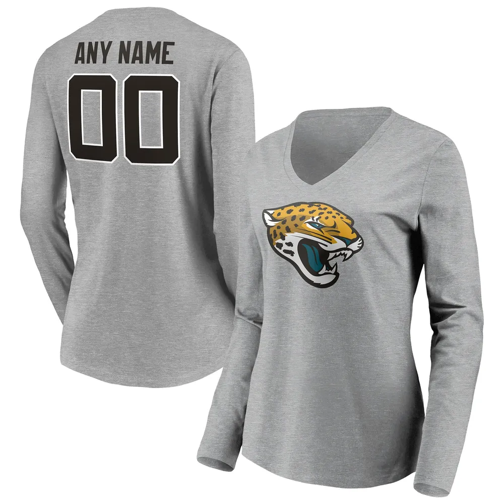 Jacksonville Jaguars Youth Football T-Shirt - Heather Gray