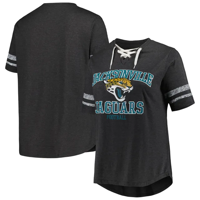 Jacksonville Jaguars Fanatics Branded Women's Ombre Long Sleeve T-Shirt -  Black/White