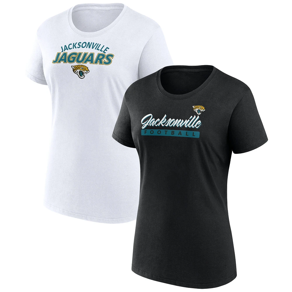 Pack combiné de t-shirts à risque Fanatics Jacksonville Jaguars pour femmes