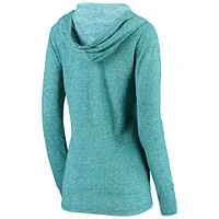 Women's Fanatics Teal Jacksonville Jaguars Doubleface Slub Pullover Hoodie