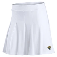 Women's Fanatics White Jacksonville Jaguars Primary Logo Tennis Skort