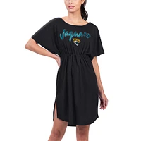 Women's G-III 4Her by Carl Banks Black Jacksonville Jaguars Versus Swim Cover-Up