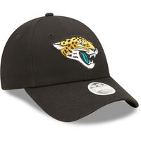 Women's New Era Black Jacksonville Jaguars Simple 9FORTY Adjustable Hat