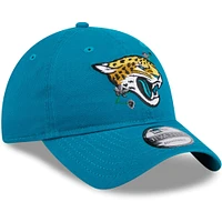 Women's New Era Teal Jacksonville Jaguars Game Day Flower 9TWENTY Adjustable Hat