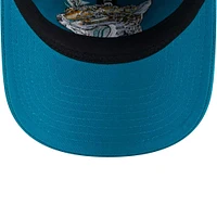 Casquette ajustable 9TWENTY Game Day Flower des Jacksonville Jaguars New Era pour femme, bleu sarcelle