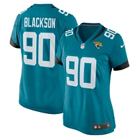 Women's Nike Angelo Blackson  Teal Jacksonville Jaguars Team Game Jersey