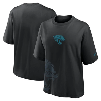 Women's Nike Black Jacksonville Jaguars Boxy T-Shirt