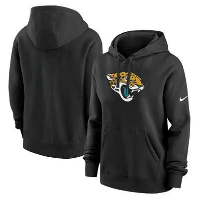 Sweat à capuche en polaire noir Jacksonville Jaguars Club pour femme Nike