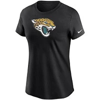 T-shirt essentiel avec logo des Jaguars de Jacksonville Nike noir pour femme