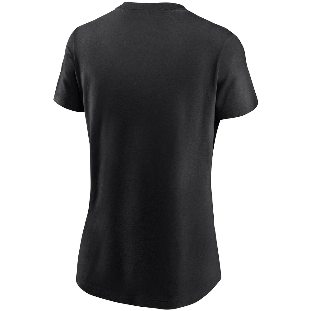 T-shirt essentiel avec logo des Jaguars de Jacksonville Nike noir pour femme