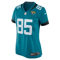 Women's Nike Brenton Strange  Teal Jacksonville Jaguars Team Game Jersey