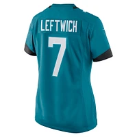 Women's Nike Byron Leftwich Teal Jacksonville Jaguars Retired Player Game Jersey
