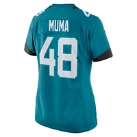 Women's Nike Chad Muma Teal Jacksonville Jaguars Game Jersey
