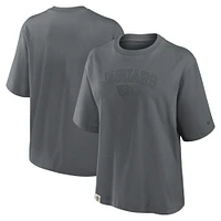 Women's Nike Charcoal Jacksonville Jaguars Glory Arch Boxy T-Shirt