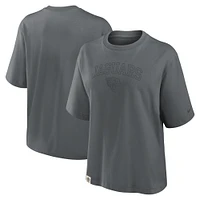 Women's Nike Charcoal Jacksonville Jaguars Glory Arch Boxy T-Shirt