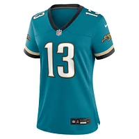 Women's Nike Christian Kirk Teal Jacksonville Jaguars Prowler Throwback Game Jersey