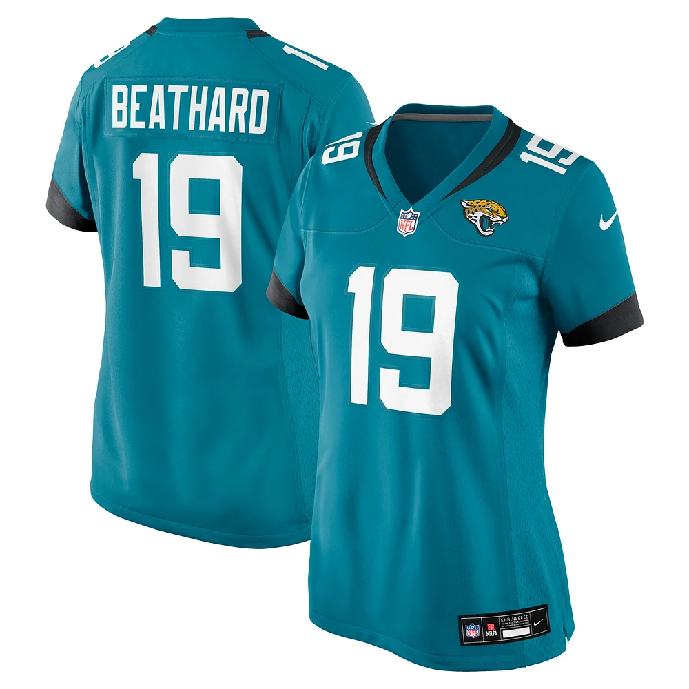 Maillot de match Nike C.J. Beathard Teal Jacksonville Jaguars pour femme