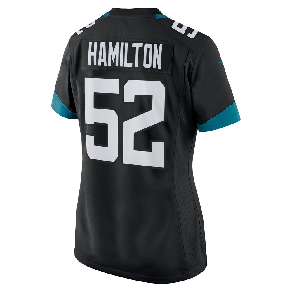 Women's Nike DaVon Hamilton Black Jacksonville Jaguars Game Jersey