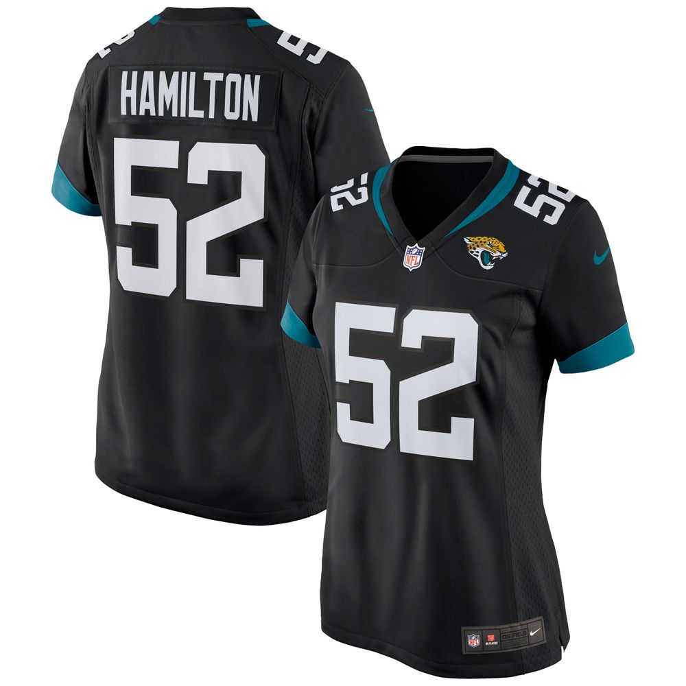 Women's Nike DaVon Hamilton Black Jacksonville Jaguars Game Jersey